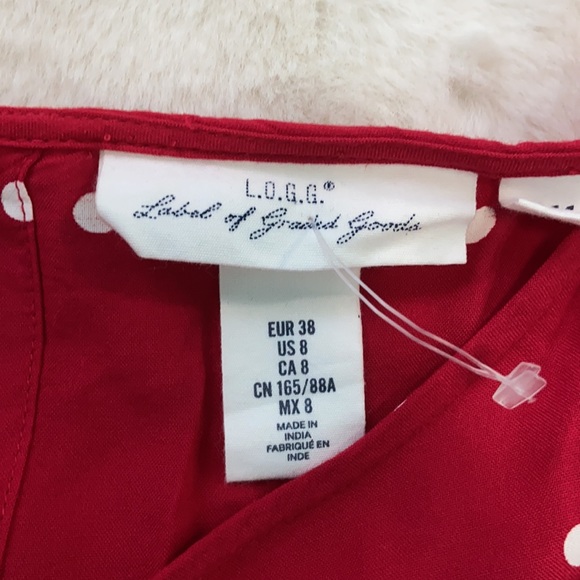 L.O.G.G button down back blouse H&M - Picture 4 of 6